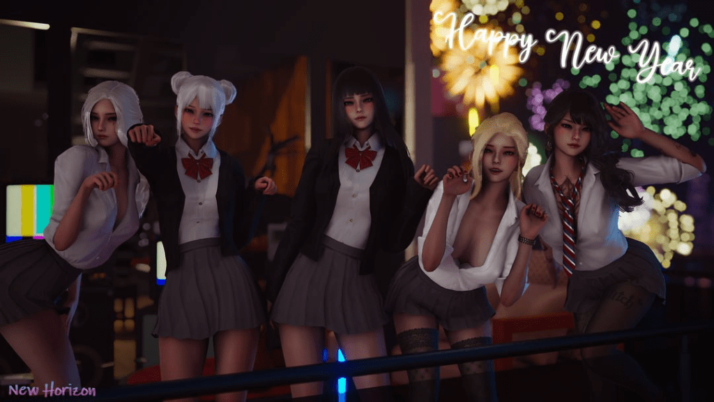 图片[1]-【更新】【PC+安卓】【亚洲风SLG/动态】新天域/新地平线（New Horizon）v0.4 Beta 官中+画廊解锁补丁/1145-白夜ACG