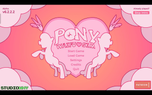 [PC+安卓][欧美ADV/福瑞/小马宝莉同人] pony waifu sim alpha 0.6.2.2 官中/852-白夜ACG