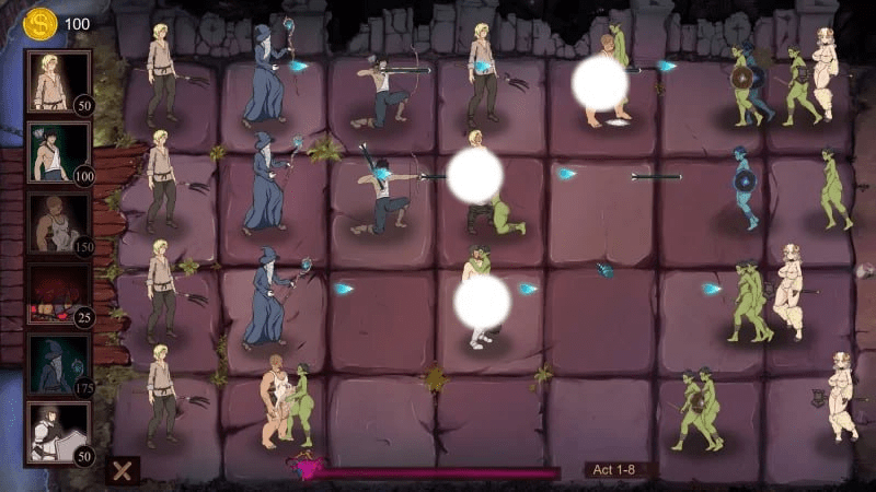 图片[1]-[PC+安卓][欧美SLG/动态] 魔女突袭:镇守 [H版植物大战僵尸] Monster girl assault！v0.3.5 原版EN/1001-白夜ACG