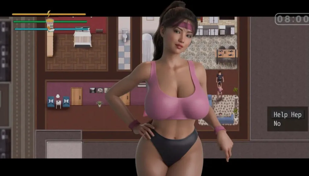 图片[4]-[日式RPG] 我为性感邻居沦陷 v1.0AI汉化版 /我爱上了我的性感邻居：而她那酗酒的丈夫却一无所知 I’m Falling for My Sexy Neighbor: And Her Drunk Husband Has No Clue/1522-白夜ACG