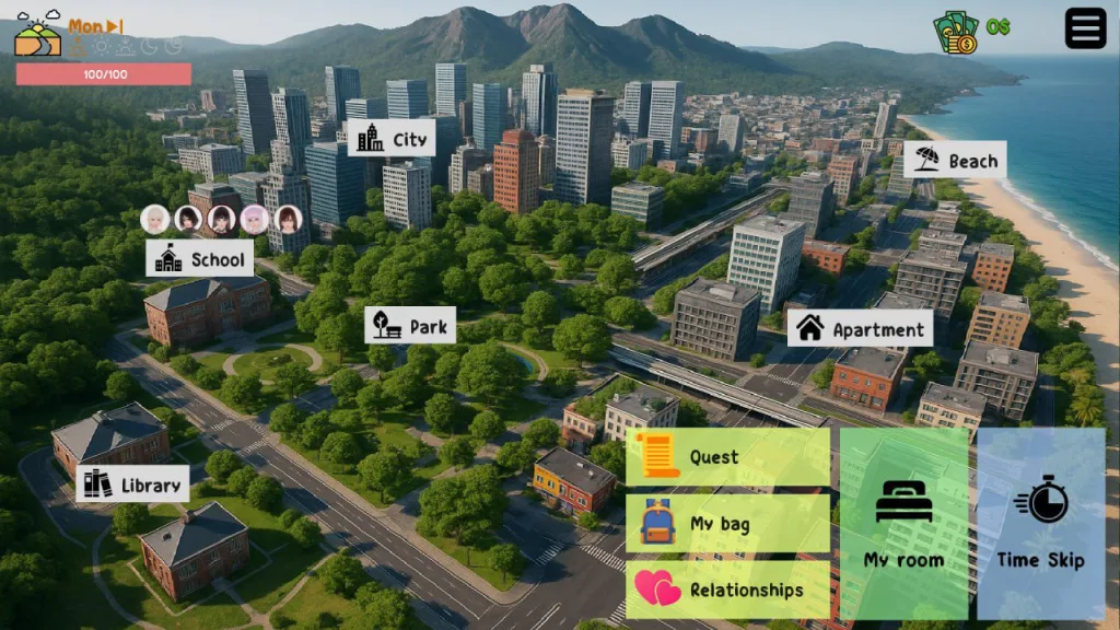 图片[2]-【PC+安卓】[亚洲风SLG/后宫]异世界 Isekai chan! 0.1.0 AI汉化版/1905-白夜ACG