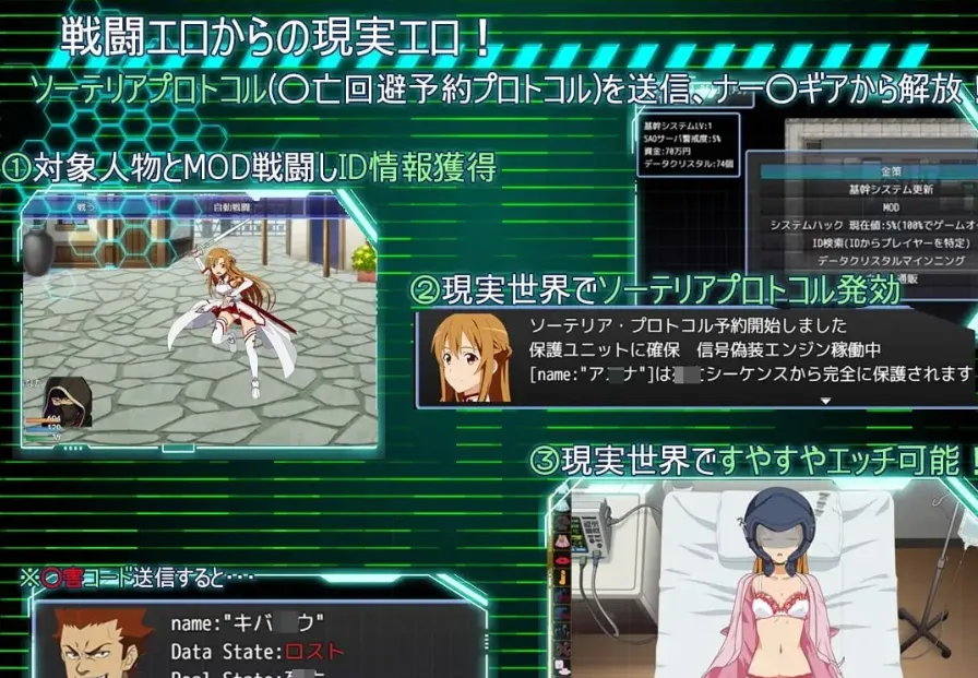 图片[3]-[PC+安卓mtool][RPG/战斗H]刀剑神域：幽灵协议 SA●: Ghost Protocol v2.0 AI汉化版/1934-白夜ACG