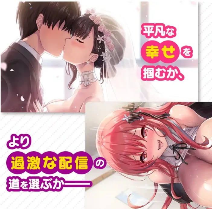 图片[3]-[PC+安卓盖世][SLG/纯爱/动态]变态女友：我与女友的心动动直播 変態カノジョ 〜俺と彼女とドキドキ♡生配信〜 STEAM版 官中/2057-白夜ACG